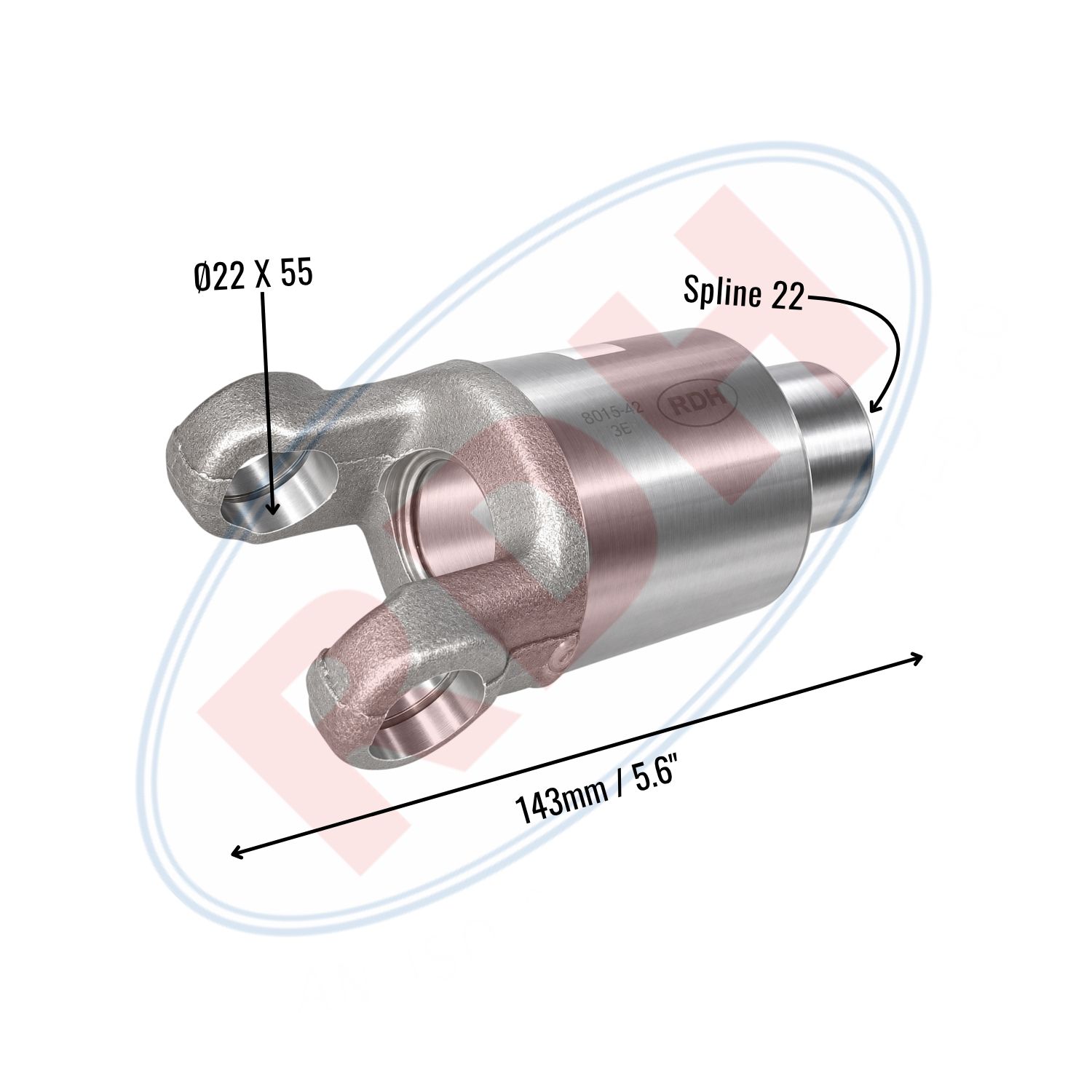 UJC-Ø22 X 55, SPL-22, TL-5.6"