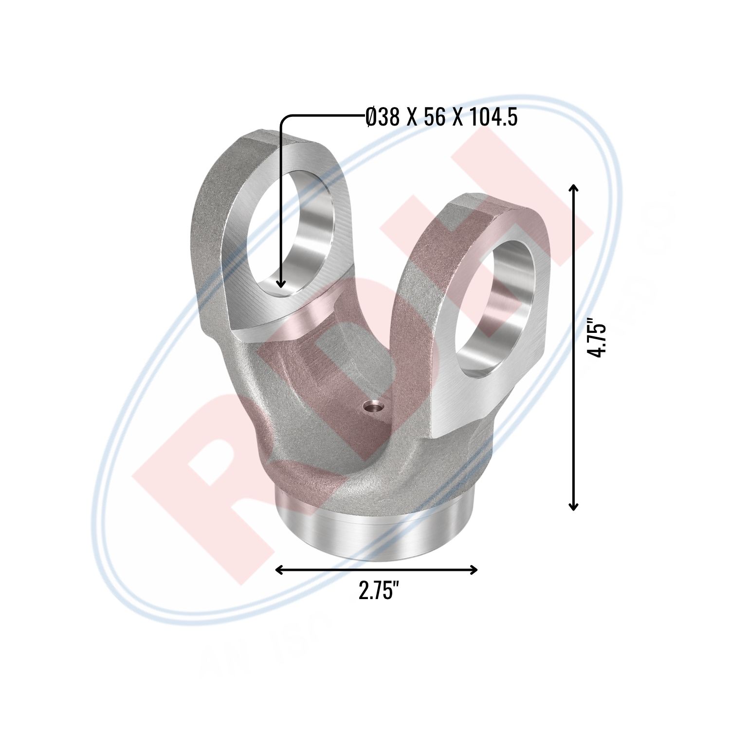 UJC-Ø38 X 56 X 104.5, P-2.75", TL-4.75"