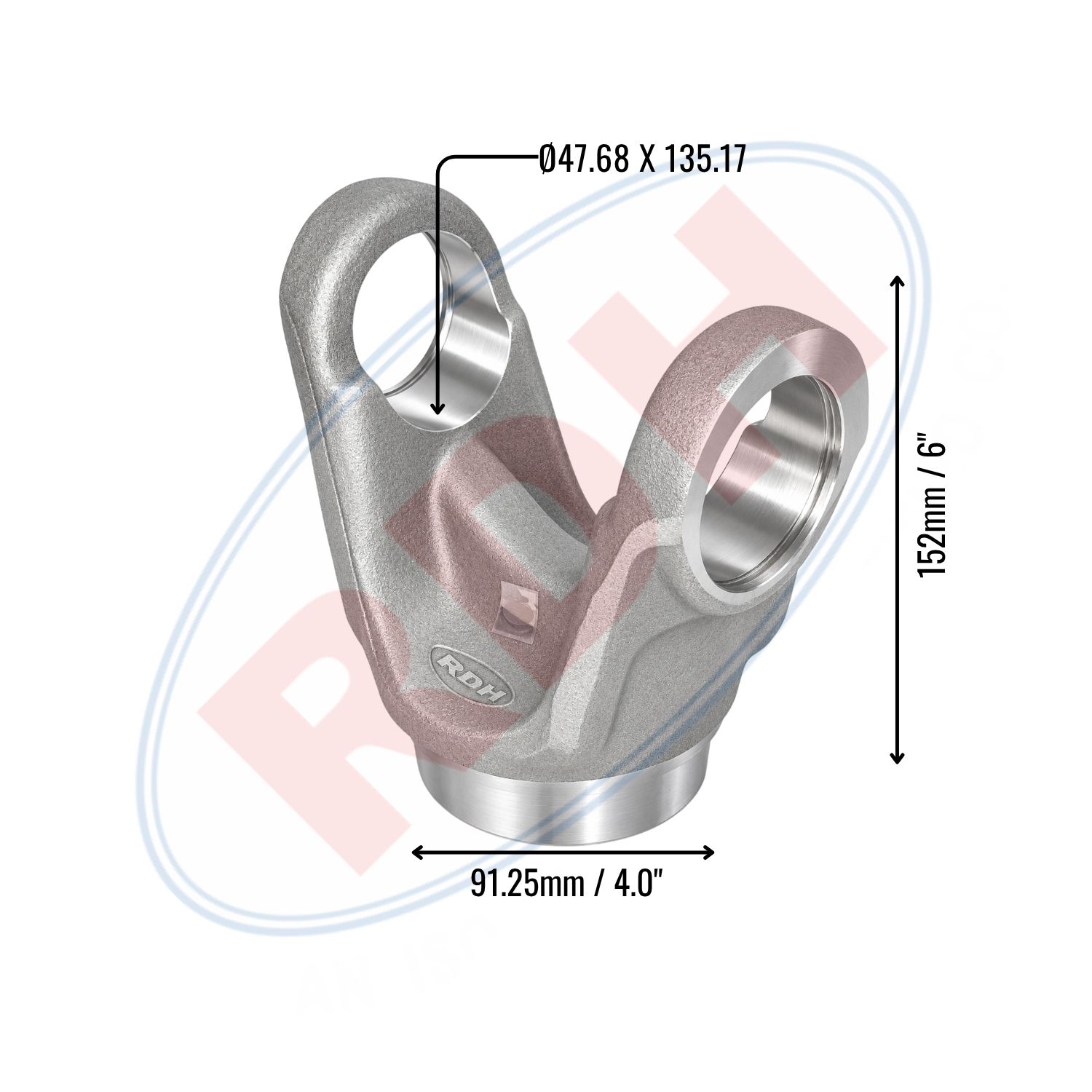 UJC-Ø47.68 X 135.17, P-4", TL-6"