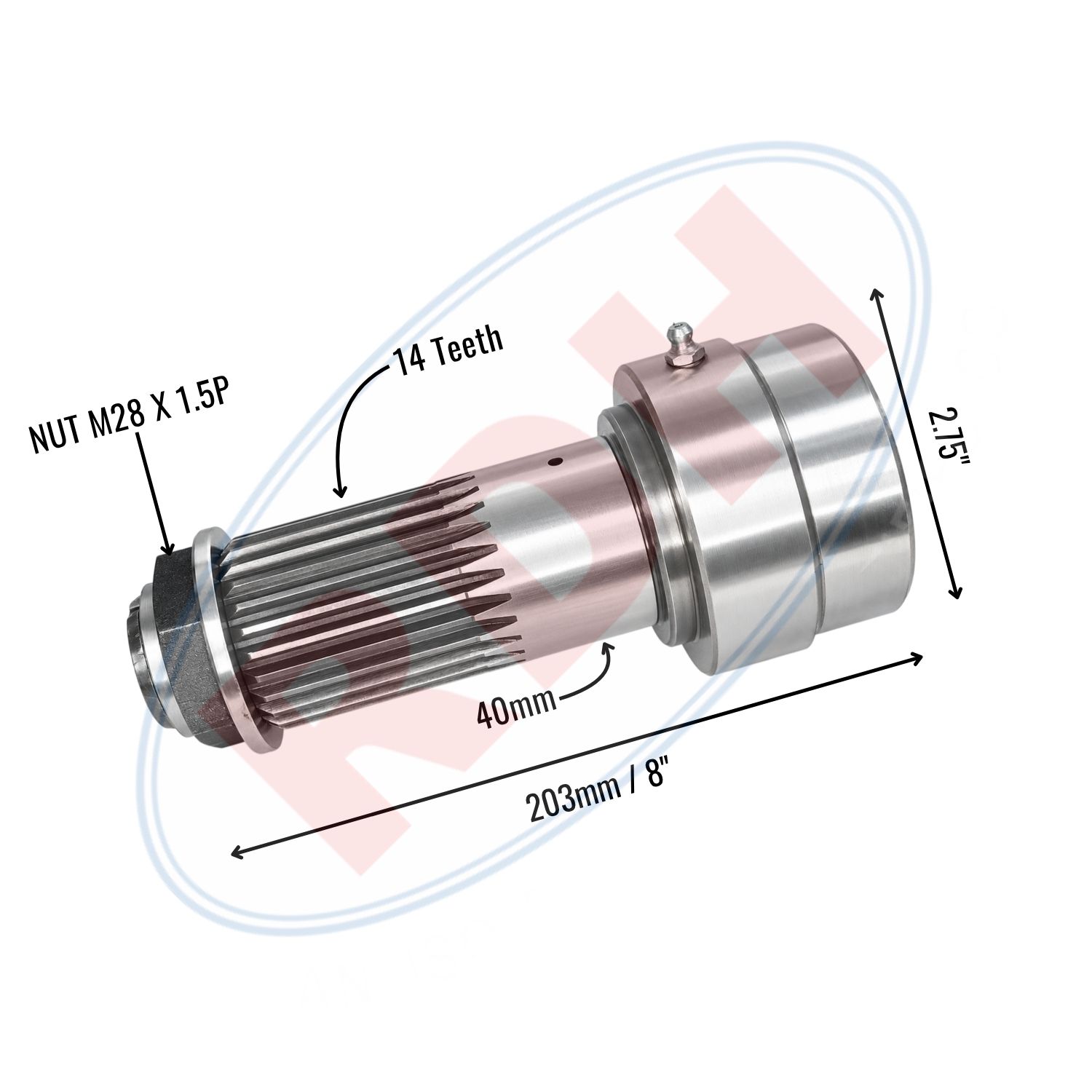 SPL-14, P-2.75", TL-8"