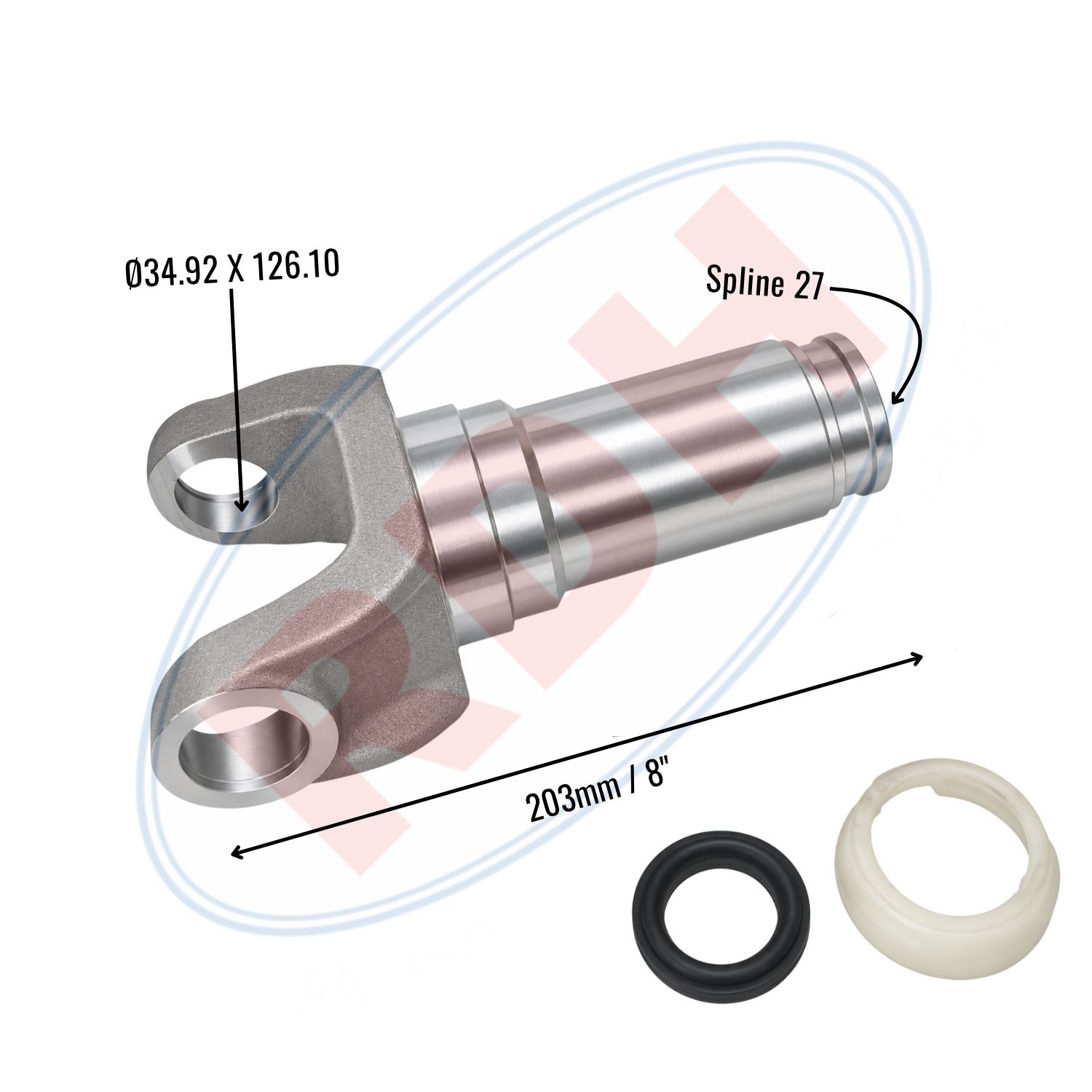 UJC-Ø34.92 X 126.10, SPL-27, TL-9.5"