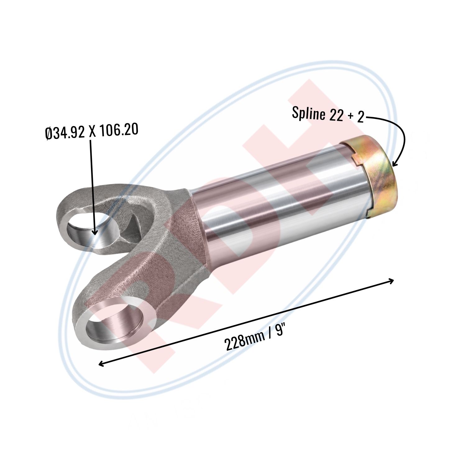 UJC-Ø34.92 X 106.20, SPL-24, TL-9"